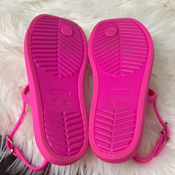 CROCS Fuchsia Sandals - Picture 4 of 5